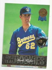 Mark Kiefer Baseball Cards 1993 Leaf Gold Rookies Prices