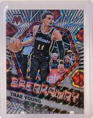 Trae Young [White] #4 Basketball Cards 2022 Panini Mosaic Breakaway Prices