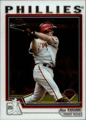 Jim Thome #1 Baseball Cards 2004 Topps Chrome Prices