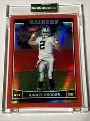 Aaron Brooks [Red Refractor] #142 Football Cards 2006 Topps Chrome Prices