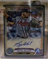 Bryse Wilson [Indigo] Baseball Cards 2019 Topps Gypsy Queen Autographs Prices