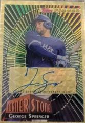 George Springer #94C-GS Baseball Cards 2022 Topps Finest 1994 Cornerstones Autographs Prices