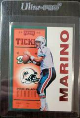 Dan Marino [Red] Football Cards 1998 Playoff Contenders Ticket Prices