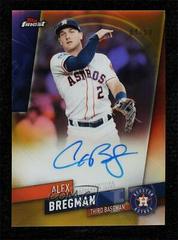 Alex Bregman [Gold Refractor] Baseball Cards 2019 Topps Finest Autographs Prices
