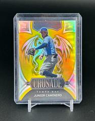 Junior Caminero [Gold] #3 Baseball Cards 2023 Panini Chronicles Crusade Prices