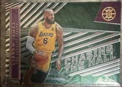 LeBron James [Emerald] Basketball Cards 2021 Panini Illusions Chasing the Hall Prices