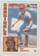 Ken Oberkfell #102 Baseball Cards 1984 O Pee Chee Prices