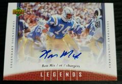 Ron Mix #82 Football Cards 2006 Upper Deck Legends Legendary Signatures Prices