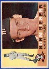 Norm Siebern #11 Baseball Cards 1960 Topps Prices