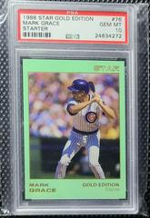 Mark Grace [Starter] #76 Baseball Cards 1988 Star Gold Edition Prices