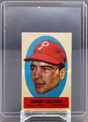 Johnny Callison [Blank Back] Baseball Cards 1963 Topps Peel Offs Prices