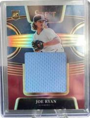 Joe Ryan [Tri Color] Baseball Cards 2022 Panini Select Rookie Jumbo Swatch Prices