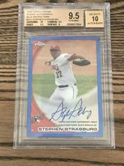 Stephen Strasburg [Autograph] #212 Baseball Cards 2010 Topps Chrome Prices