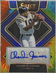 Charlie Joiner [Tie Dye] #SIP-CJO Football Cards 2021 Panini Select Signatures Prizm Prices