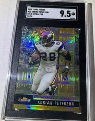 Adrian Peterson [Gold Xfractor] #23 Football Cards 2008 Topps Finest Prices