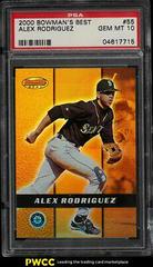 Alex Rodriguez #55 Baseball Cards 2000 Bowman's Best Prices