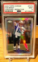 Tom Brady [Throwing Refractor] Football Cards 2009 Topps Chrome Prices