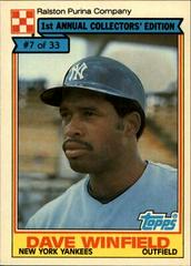 Dave Winfield Baseball Cards 1984 Ralston Purina Prices