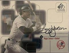 Reggie Jackson #RJ Baseball Cards 1999 SP Signature Autographs Prices