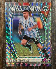 Angel Correa #26 Soccer Cards 2021 Panini Mosaic Road to FIFA World Cup Will to Win Prices