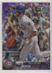 Kris Bryant [Purple Refractor] #1 Baseball Cards 2017 Bowman Chrome Prices