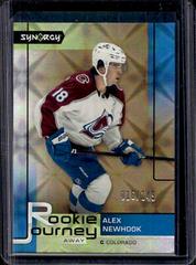 Alex Newhook [Gold] Hockey Cards 2021 Upper Deck Synergy Rookie Journey Away Prices