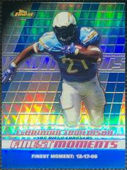 LaDainian Tomlinson [Blue Refractor] #FM-LT Football Cards 2008 Topps Finest Moments Prices