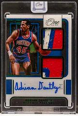 Adrian Dantley [Green] Basketball Cards 2021 Panini One and One Dual Jersey Autographs Prices