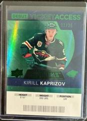 Kirill Kaprizov [Green] #12 Hockey Cards 2021 Upper Deck Credentials Prices