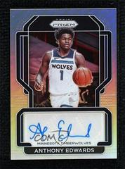 Anthony Edwards [Silver Prizm] #SG-AEW Basketball Cards 2021 Panini Prizm Signatures Prices