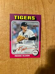 Reese Olson [Special Edition Red Ink] #ROA-RO Baseball Cards 2024 Topps Heritage Real One Autograph Prices