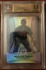 Miguel Sano [Refractor Thick Stock] #PP28 Baseball Cards 2010 Bowman Platinum Prospects Prices