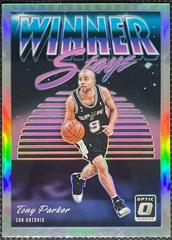 Tony Parker [Holo] Basketball Cards 2018 Panini Donruss Optic Winner Stays Prices