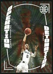 Dejounte Murray [Emerald] #37 Basketball Cards 2021 Panini Illusions Operation Detonation Prices