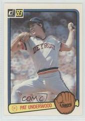 Pat Underwood #29 Baseball Cards 1983 Donruss Prices