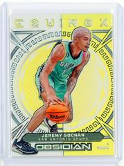 Jeremy Sochan [Yellow Flood] #6 Basketball Cards 2022 Panini Obsidian Equinox Prices
