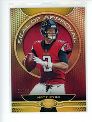 Matt Ryan [Gold] Football Cards 2019 Panini Certified Seal of Approval Prices