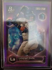 Luisangel Acuna [Purple] #PE-22 Baseball Cards 2022 Bowman Platinum Precious Elements Prices