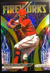 Nicholas Castellanos [Gold Prizm] #F-7 Baseball Cards 2022 Panini Prizm Fireworks Prices
