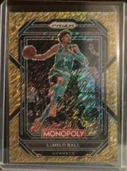 Lamelo Ball [Gold Shimmer] Basketball Cards 2022 Panini Prizm Monopoly Prices