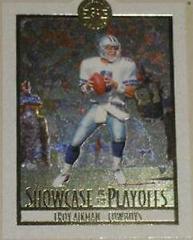 Troy Aikman [Die Cut] Football Cards 1995 SP Championship Playoff Showcase Prices