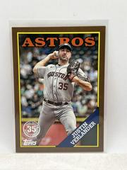Justin Verlander [Gold] #T88-13 Baseball Cards 2023 Topps Silver Pack 1988 35th Anniversary Prices