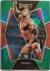 The Rock [Green Prizm] #162 Wrestling Cards 2022 Panini Select WWE Prices