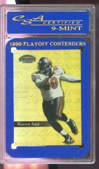 Warren Sapp [Finesse Gold] #17 Football Cards 1999 Playoff Contenders Prices