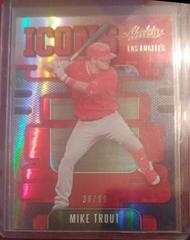 Mike Trout [Red] #I-7 Baseball Cards 2021 Panini Absolute Icons Prices