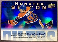 Connor McDavid #MS-71 Hockey Cards 2023 Upper Deck Monster Season Prices