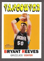 Bryant Reeves #171 Basketball Cards 2000 Topps Heritage Prices