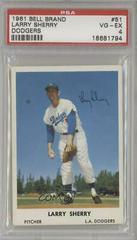Larry Sherry #51 Baseball Cards 1961 Bell Brand Dodgers Prices