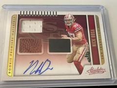 Nick Bosa Football Cards 2019 Panini Absolute Rookie Premiere Materials Autos Prices
