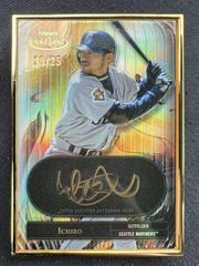 Ichiro Baseball Cards 2022 Topps Gold Label Auric Framed Autographs Prices